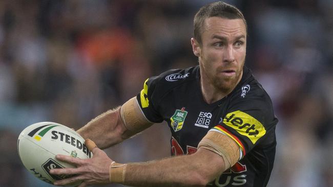 James Maloney helped lead the Panthers to victory against the Warriors. Picture: AAP