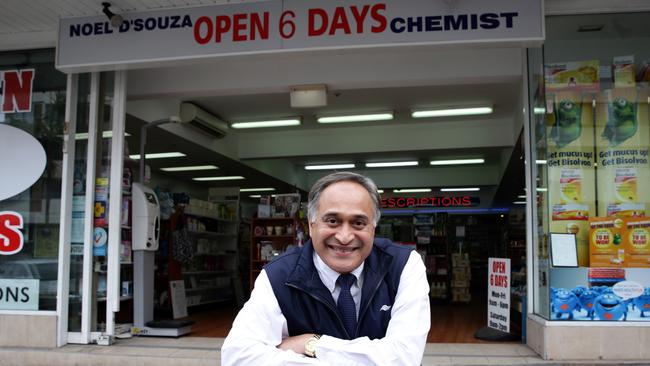 Noel D'Souza says he knows Michael Daly as a customer at his Matraville chemist.