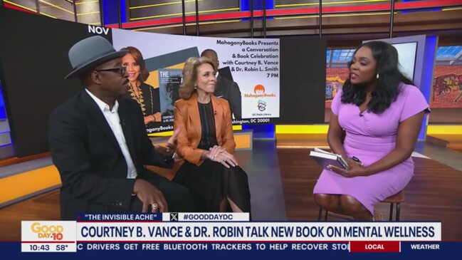 Courtney B. Vance and Dr. Robin L. Smith talk new book on mental ...