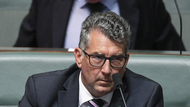 Nationals MP Keith Pitt in Question Time at Parliament House in Canberra