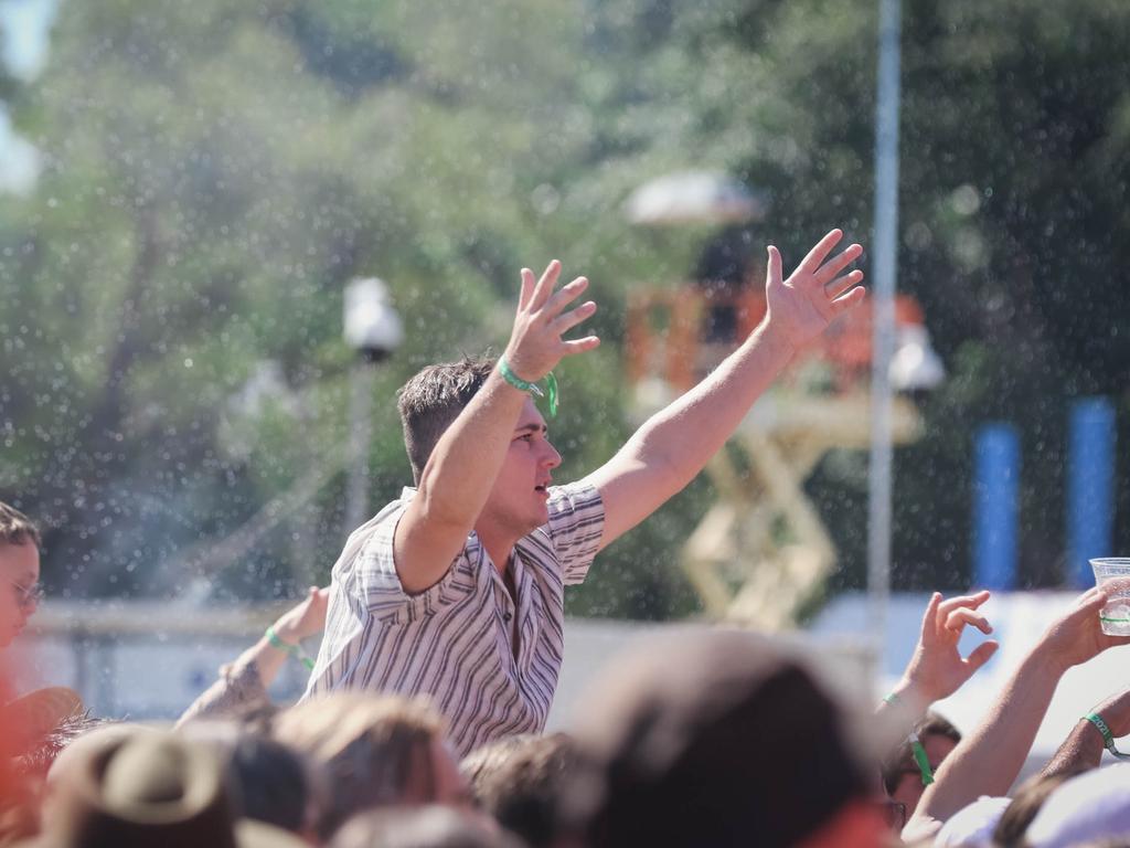 The crowd at BASSINTHEGRASS 2021. Picture Glenn Campbell