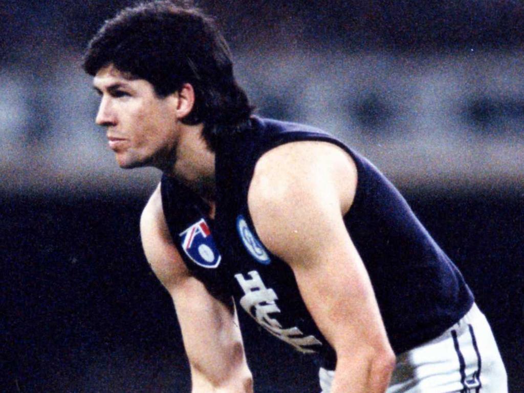 Stephen Kernahan was one of the game’s finest key forwards. Picture: Ray Titus