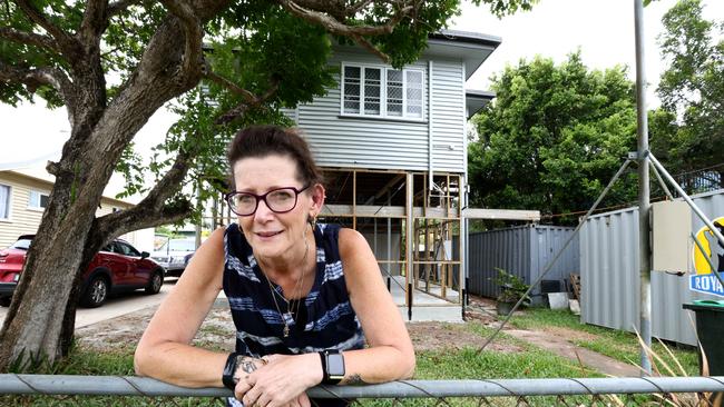 Deb Grgic pictured at her Oxley home which has flooded before. Picture: David Clark