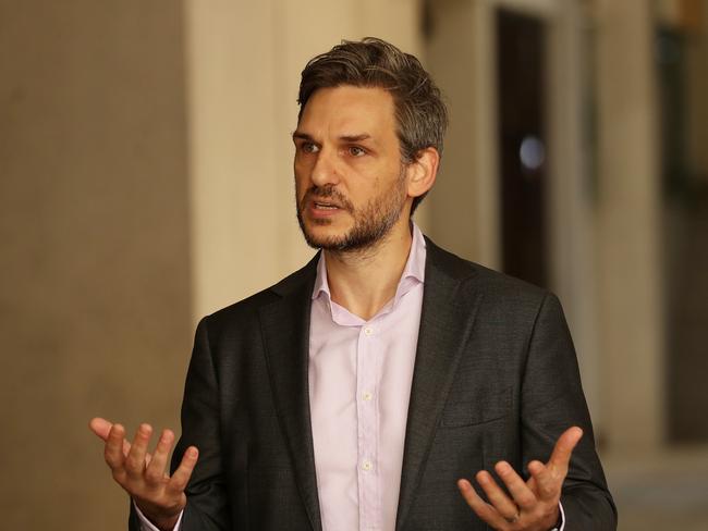 Greens MP Michael Berkman, Parliament House, Brisbane. Photographer: Liam Kidston