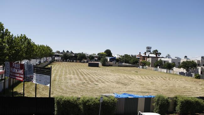 The long-vacant Le Cornu site in North Adelaide. Picture: Bianca De Marchi