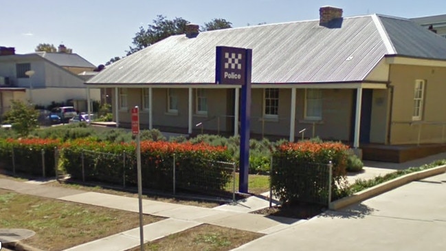 Mr Gunton was taken to Muswellbrook Police Station where he was charged. Picture: Google.