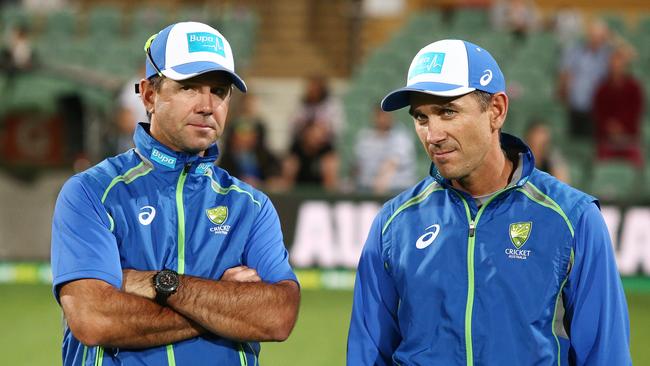 Ricky Ponting and Justin Langer were Australia’s T20 coaches for last year’s series against Sri Lanka.