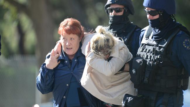 Another female hostage is released. Picture Tom Huntley