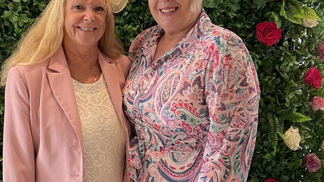 Dawn Standfield and Annette Sheldon at the Ce.x club in Coffs Harbour for the Melbourne Cup. Picture: Matt Gazy