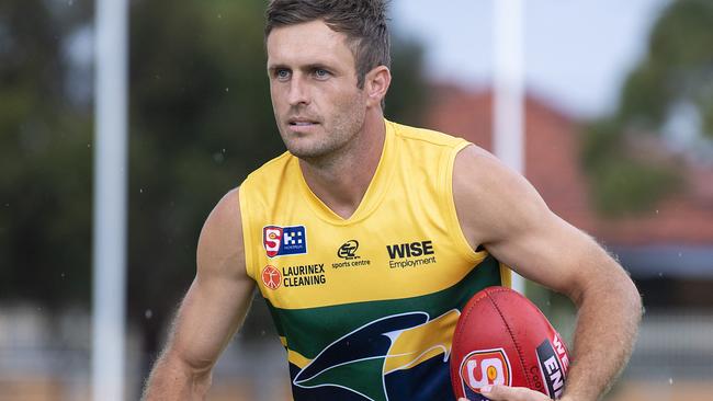 Woodville-West Torrens’ Jarred Allmond has joined United FC. Picture: Mark Brake