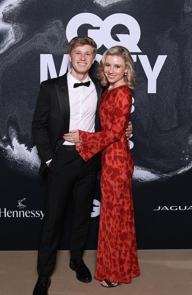 New I’m A Celebrity host Robert Irwin and his girlfriend, Rorie Buckey, hit the red carpet at the GQ Australia Men Of The Year Awards on Wednesday evening. Photo by Brendon Thorne/Getty Images for GQ Australia.