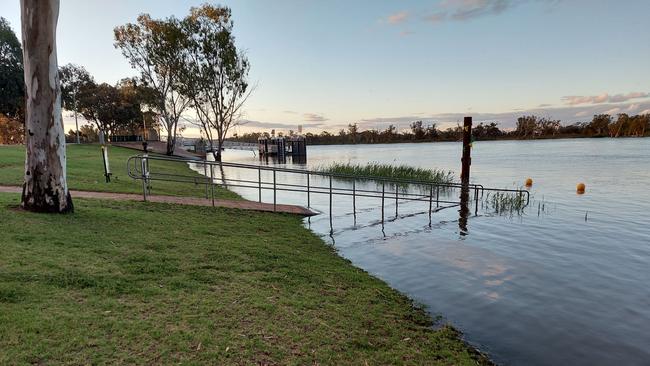 A disabled ramp at the Waikerie riverfront. Picture: Stephanie Cairns