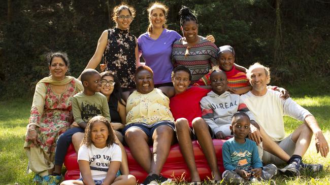 Listening to the women talk about their lives before they met Rosemary (centre) is proof that we do in fact live in a lucky country