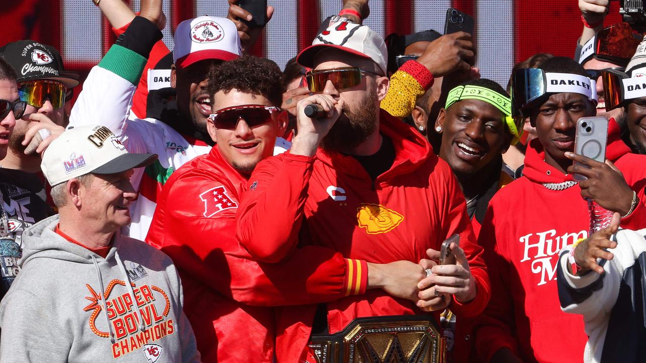 Swift fans have hit out at Kelce’s antics. Photo: Jamie Squire/Getty Images/AFP