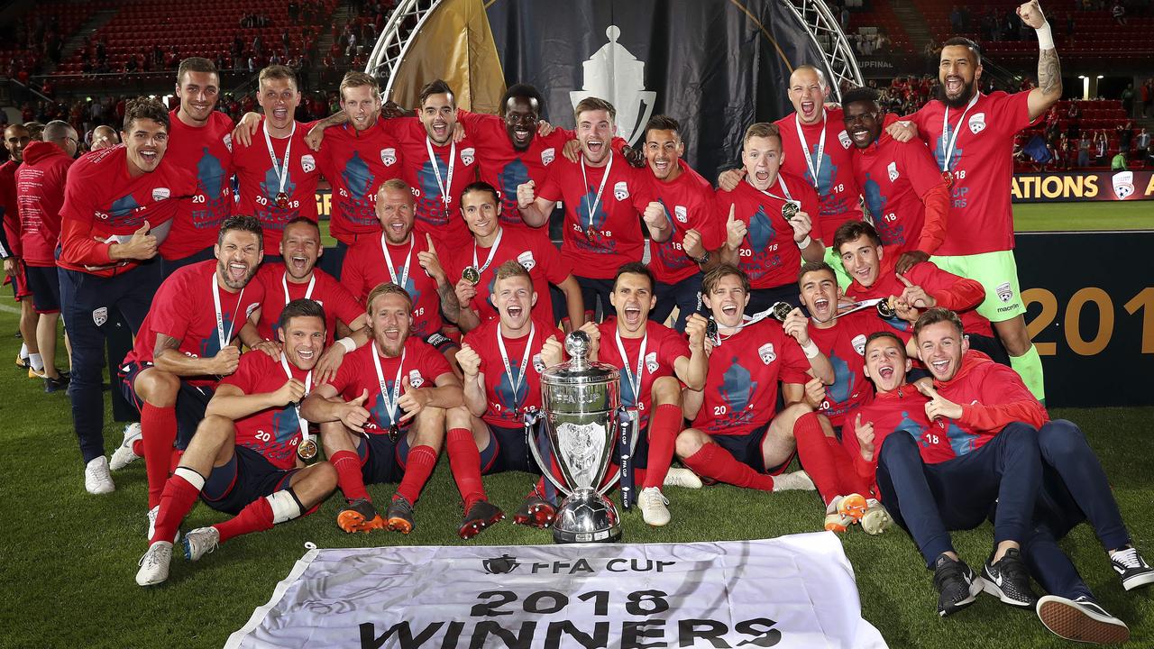 Last year’s FFA Cup champions Adelaide United.