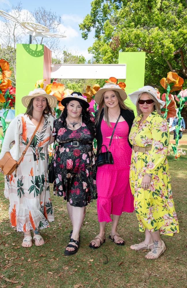 Cheree Middleton (left) with Samantha Tranent, Kate Geale and Julie McCracken, Toowoomba Carnival of Flowers Festival of Food and Wine, Saturday, September 14th, 2024. Picture: Bev Lacey