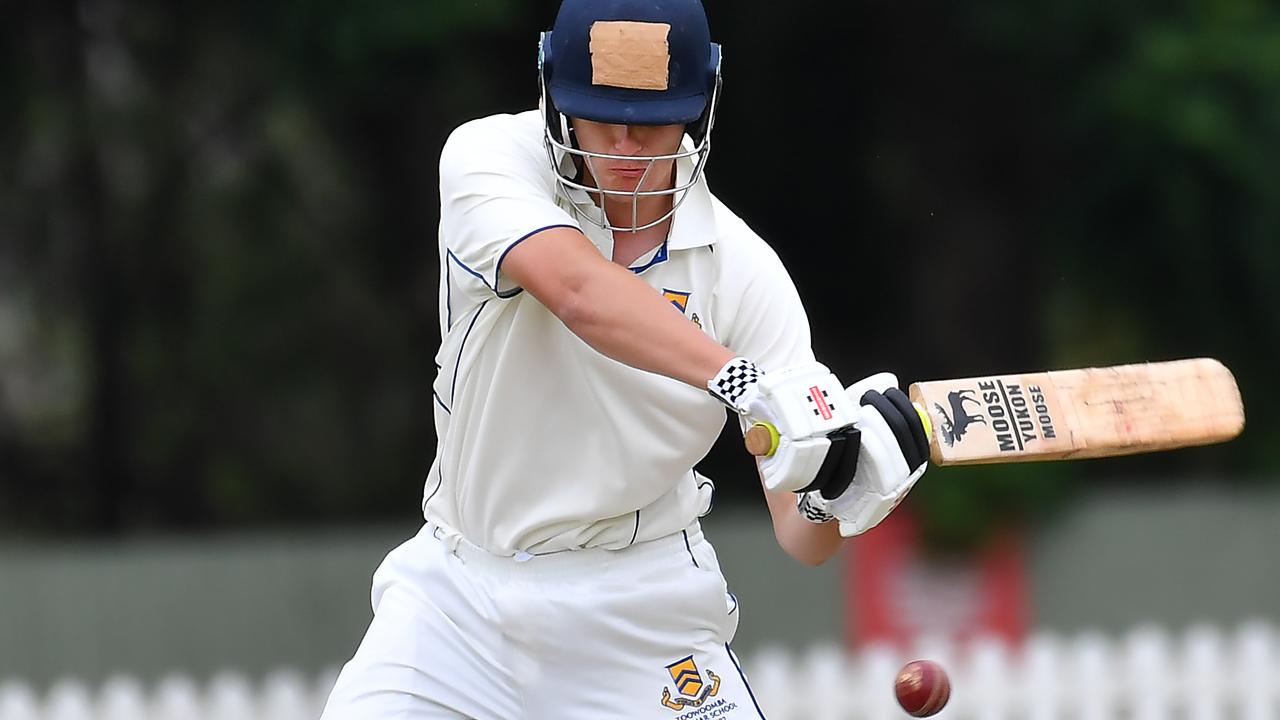 Toowoomba Grammar School batsman Jem Ryan.