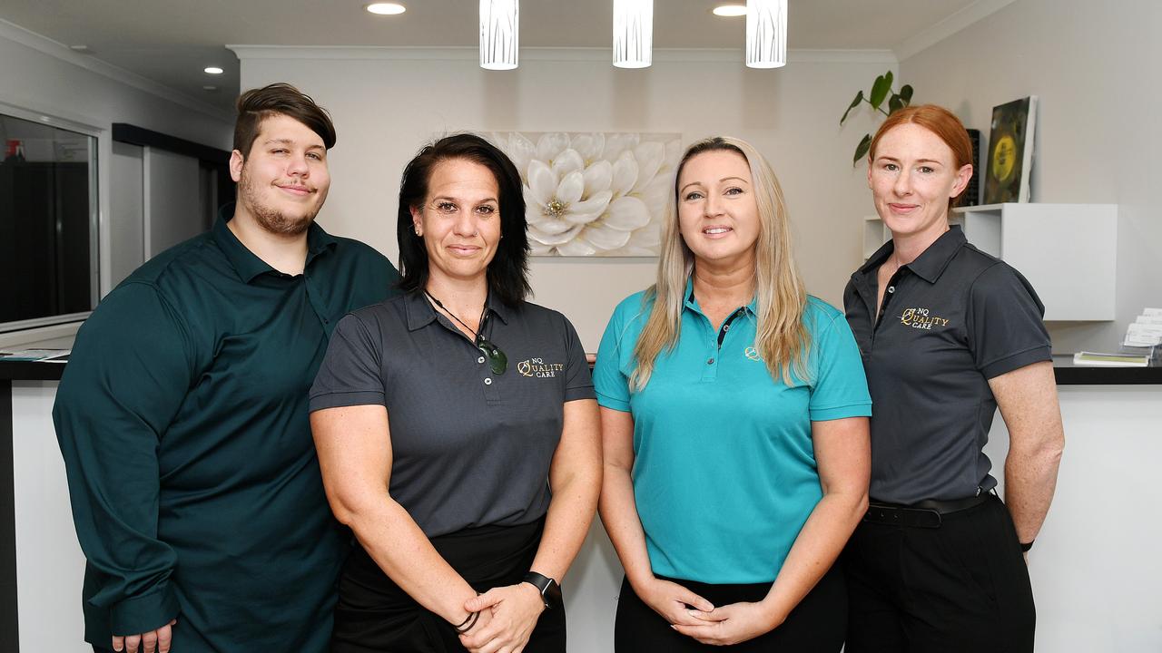 Colliers NQ Quality Care directors Stephen Travers, Sarah Travers, Karen Manning and Lauren Rawlins, pictured at their new premises. Picture: Shae Beplate.