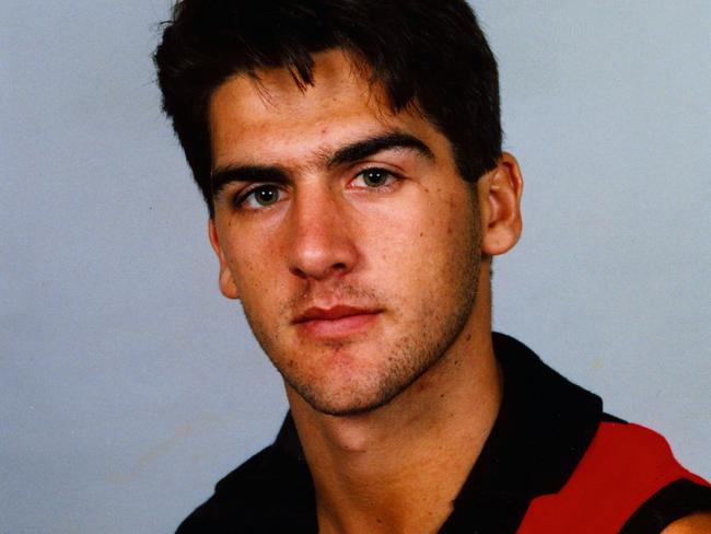 Rick Olarenshaw when he played for Essendon Football Club.