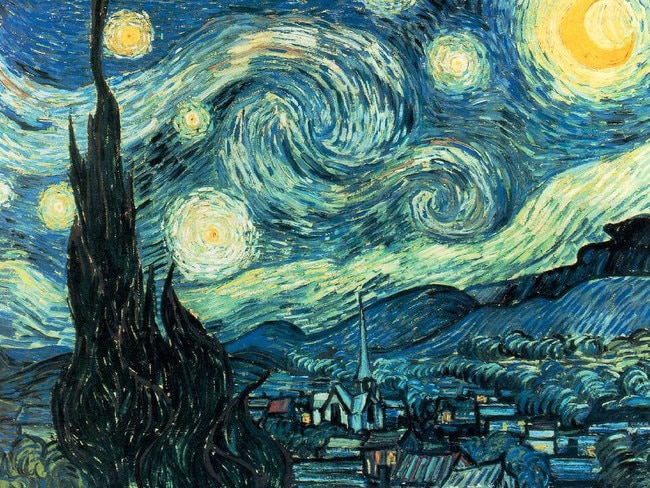 05/03/2004: 05/03/2004: Painting 'Starry Night' by artist Vincent van Gogh. Pic. Supplied N4682893 Pic. Supplied N4682893