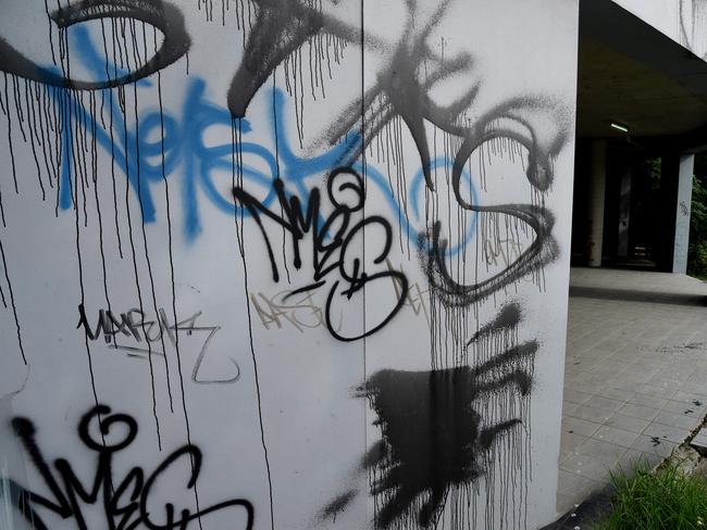 Anti-social: Graffiti is just one of the crimes affecting NSW.