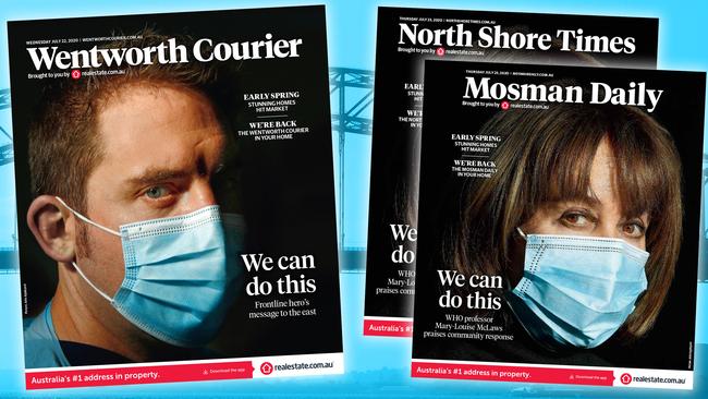 The Wentworth Courier, Mosman Daily and North Shore Times are back in print.