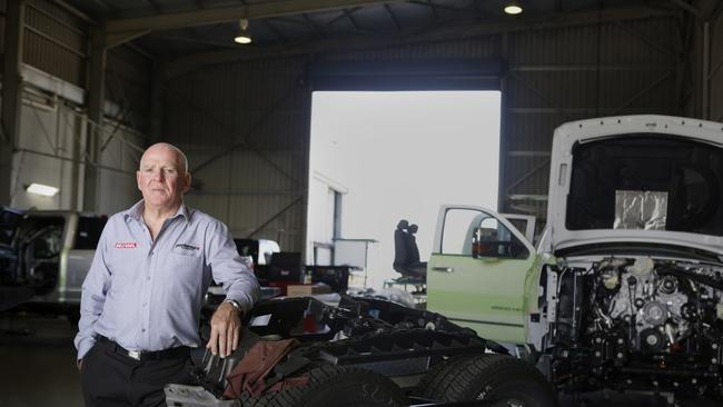 Greg Waters has turned a hobby tinkering with cars into a multimillion-dollar business. Picture: AAP/Megan Slade