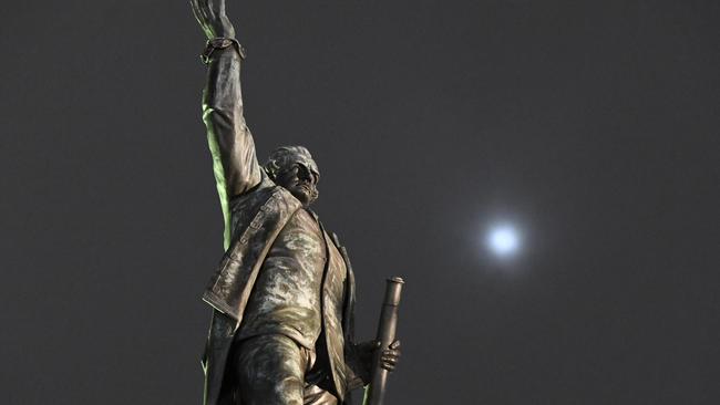 The Captain Cook Statue in Hyde Park, Sydney. Picture: Gordon McComiskie