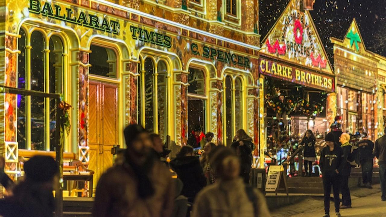 Sovereign Hill’s Winter Wonderlights Christmas in July festival.