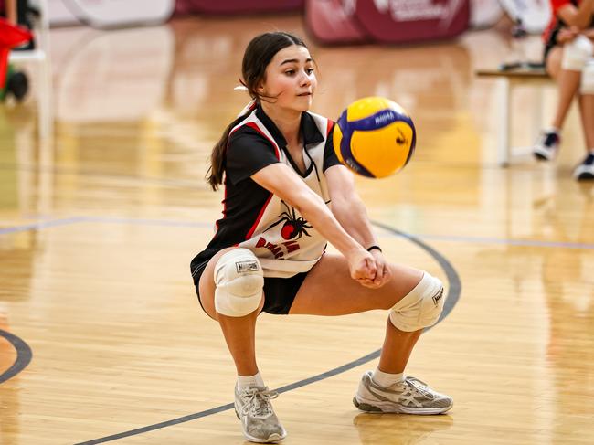 Junior Schools Cup volleyball 2023. Pic: Rogue Gun Photography