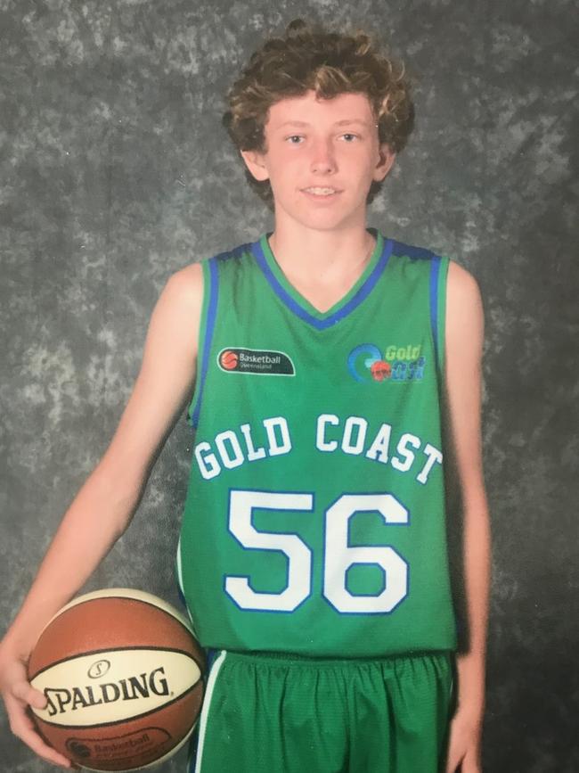 Gold Coast basketball junior Wilson Partridge.