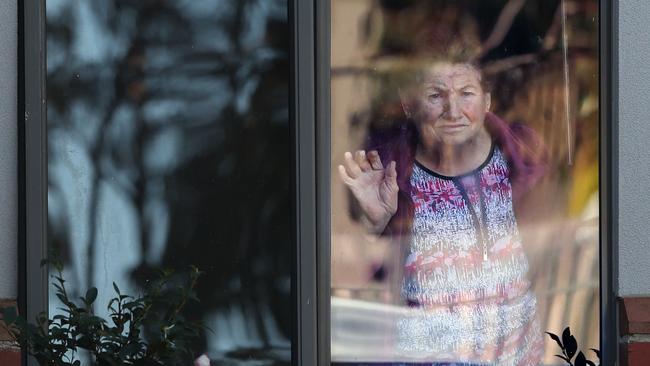 A resident of Arcare Maidstone Aged Care, which is now in lockdown, with a second staff member at the facility testing positive for coronavirus. Picture: David Crosling