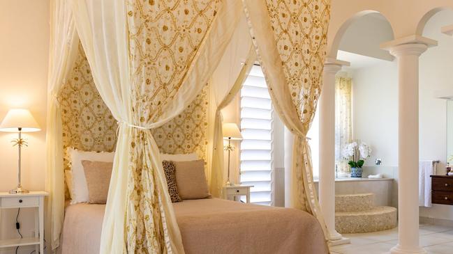 RAJ ROYAL STYLE: The Palace on Magnolia guesthouse at Byron Bay has topped a national list for Australia's most luxurious Airbnb accommodation.