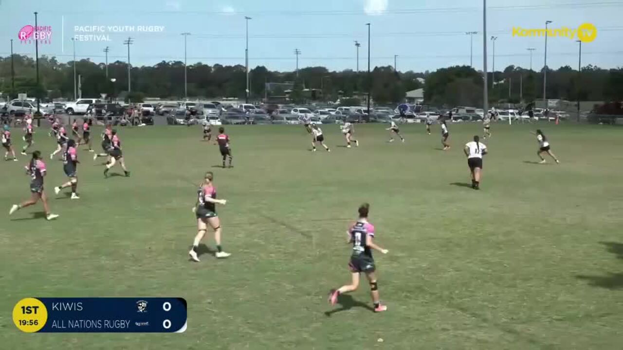 Replay: Queensland Kiwi v Nations United NQ (U16 girls) - 2024 Pacific Youth Rugby Festival Day 2