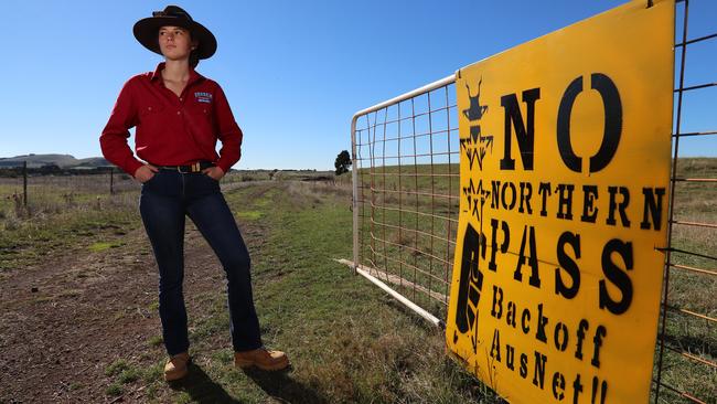 Joee Aganetti-Fraser is fighting for her farm and potato crop. Picture: Alex Coppel