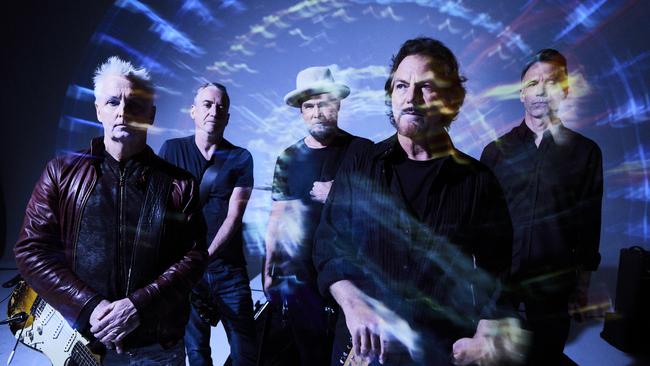 Pearl Jam play their five big gigs in Australia for a decade. Picture: Supplied.