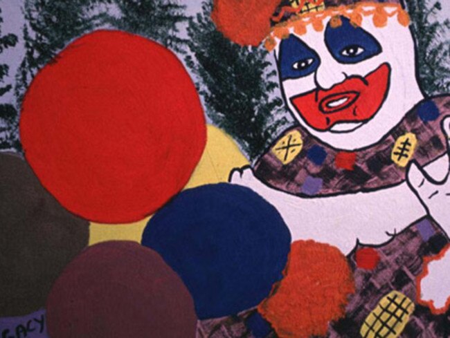 A painting by Gacy. Picture: Supplied