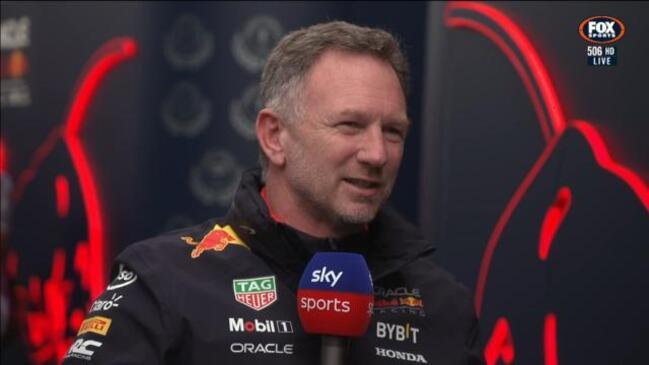 Horner asked BRUTAL Perez question