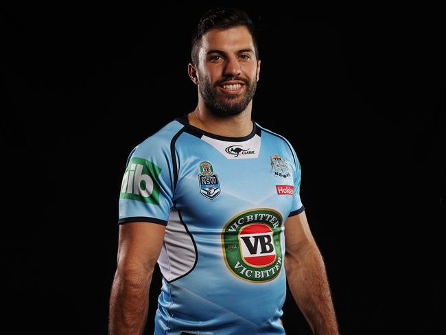 NSW fullback James Tedesco is confident leading into State of Origin game one. Picture: Brett Costello