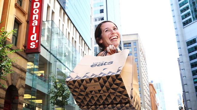 Young people are ordering takeaway food such as McDonald’s on Uber Eats. Picture: John Feder/The Australian