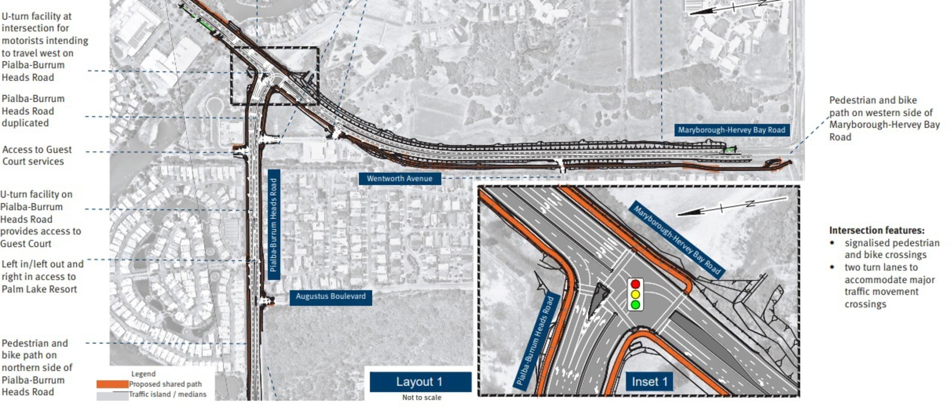 The final design of the Maryborough-Hervey Bay Road and Pialba-Burrum Heads Road intersection upgrade is now complete.