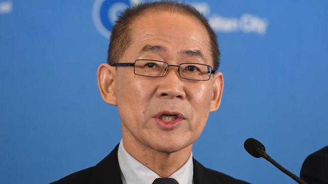 Hoesung Lee is chair of the IPCC, which delivered a report this week that recommended “lifestyle changes” to mitigate global warming. Picture: Jung Yeon-je/AFP