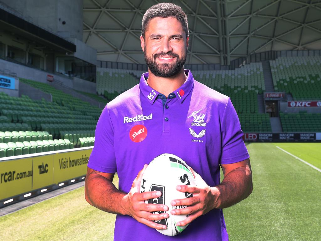 Jesse Bromwich will leave the Melbourne Storm for the Dolphins at the end of the 2022 season. Picture: NCA NewsWire / David Crosling