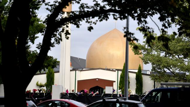 The Al Noor Mosque in Christchurch. Picture: AAP