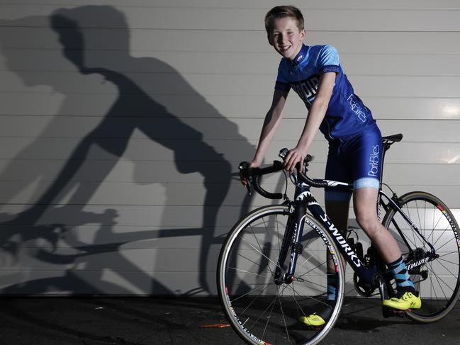 Gelnhaven's Malachi Covington 16 is a Western Sydney Academy of Sport cyclist and has won a number of medals.