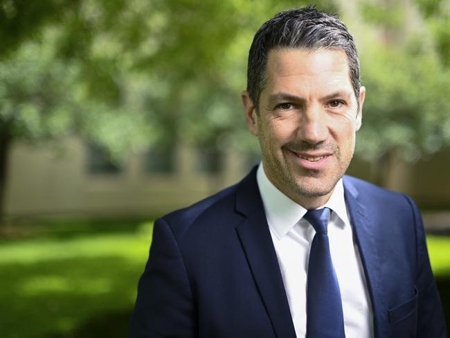 South Australian Senator Alex Antic pushed for his party to go further down the Trump-lite populous route. Picture: NCA NewsWire / Martin Ollman