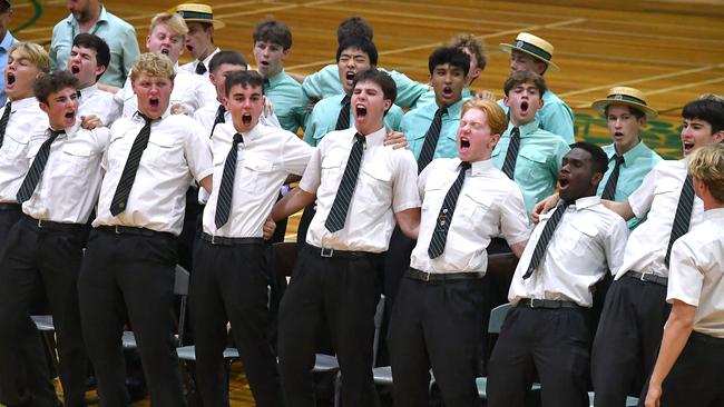 GPS First XI volleyball Brisbane Boys College Saturday February, 2023. Picture, John Gass