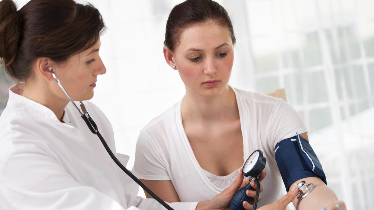 Damage to the brain from normal blood pressure could start in your 20s. Picture istock