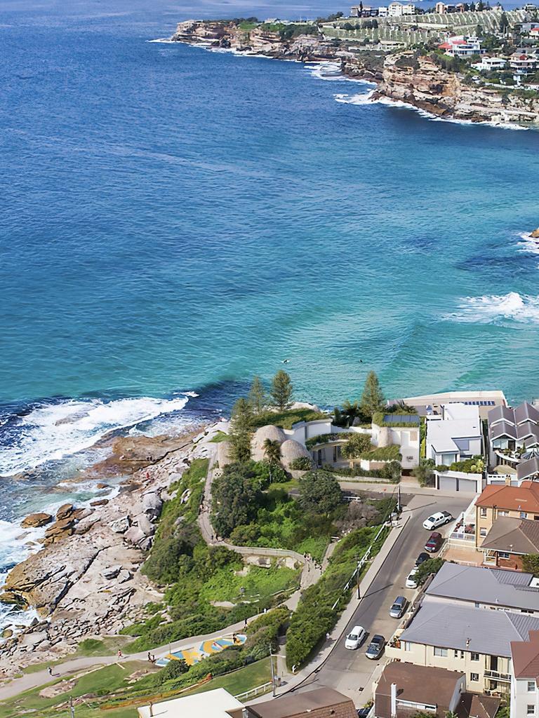 An aerial view of the proposed new building.