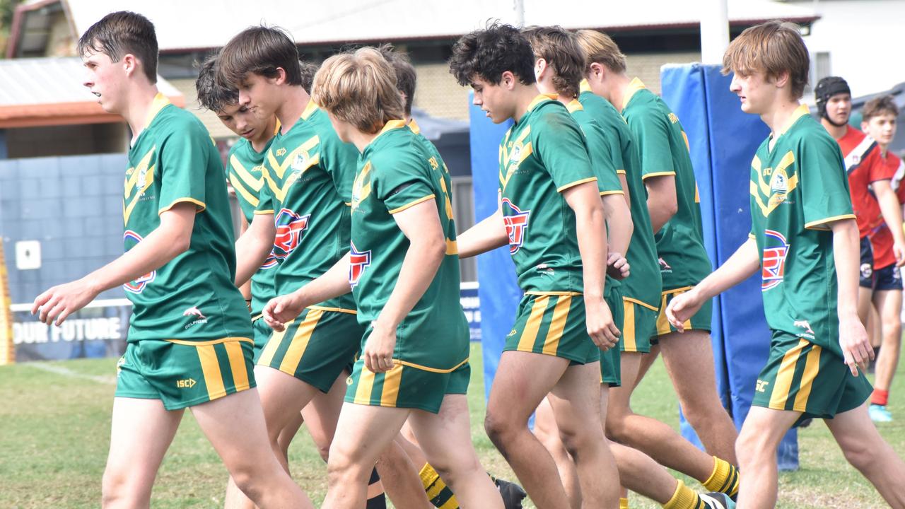 Rockhampton District Secondary Schools Rugby League grand finals, Year 10A, St Brendan’s College versus Emmaus College Browne Park, September 10, 2022.